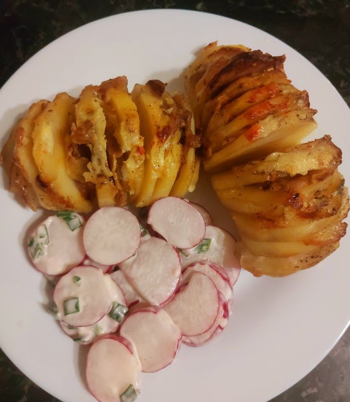 Картопля гармошка в духовці