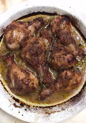 Курка під соусом із журавлини