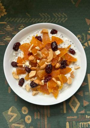 Лінива вівсянка з насінням чіа