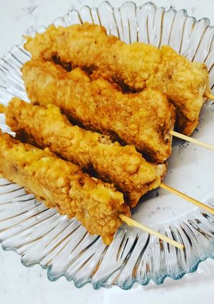 Курятина на шпажках