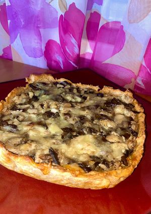 Кіш з куркою та грибами, який не шкодить фігурі