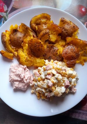 Плющеная картошка