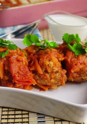 Підлива до лінивих голубців з індички