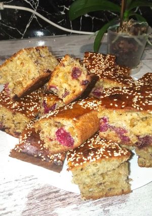 Пиріг з вишнями на швидку руку