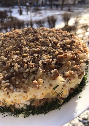 Салат «Курка з ананасом»