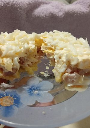 Салат з копченою куркою