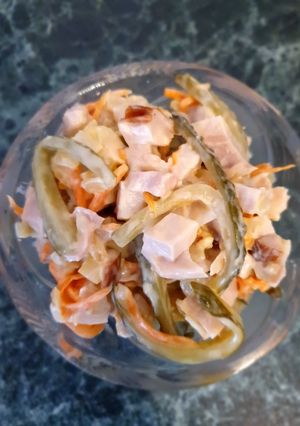 Салат з копченої курки