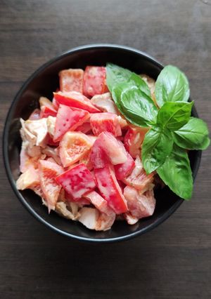 Салат з болгарським перцем та куркою