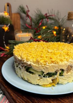 Смачний та швидкий салат до новорічного столу