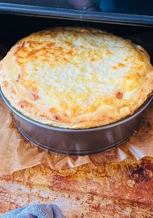 Тарт з куркою та грибами