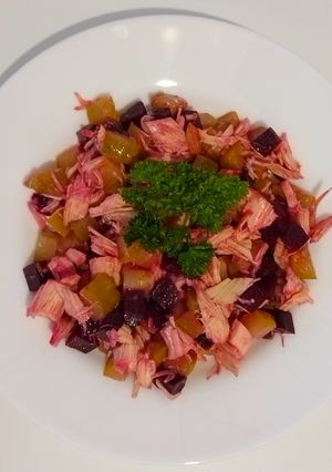 Страви з куркою: салат