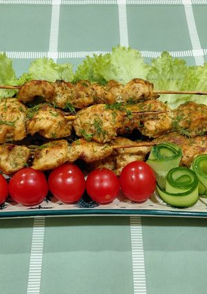 Сувлакі із курки грецька кухня