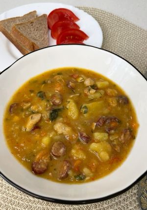 Тушкована картопля по-мисливськи