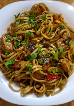 Удон з куркою