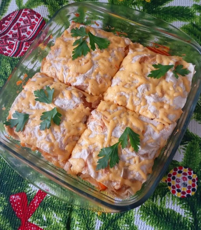 Швидка"лазанья" з капустою