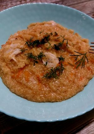 Ячка з куркою та овочами