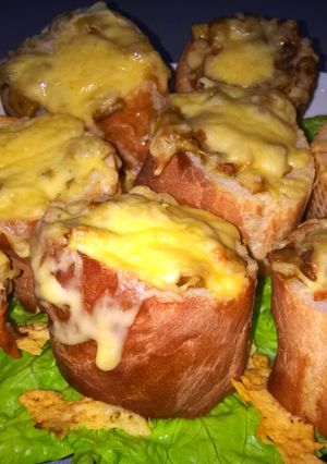 Горячая закуска грибные пенечки на Новый год или любой праздник