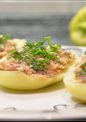 Закуска из болгарского перца и курицы