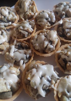 Жульєн в пісочних тарталетках