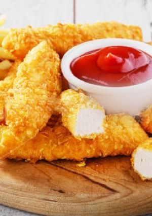 Хрустящие куриные пальчики в кляре - отличная закуска на праздник