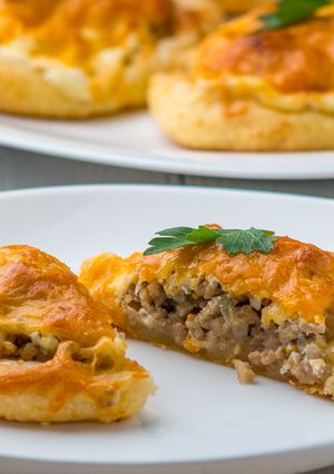 Закусочные лепешки с мясом "Сытый муж"