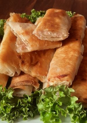 Закуска з лаваша з сиром