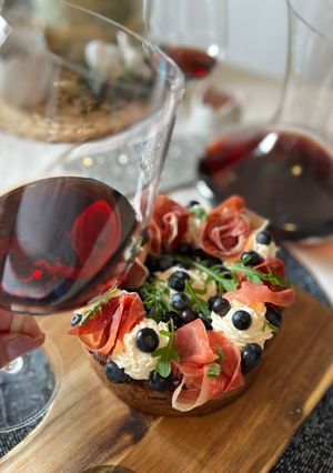 Закусочний сирний чізкейк до вина