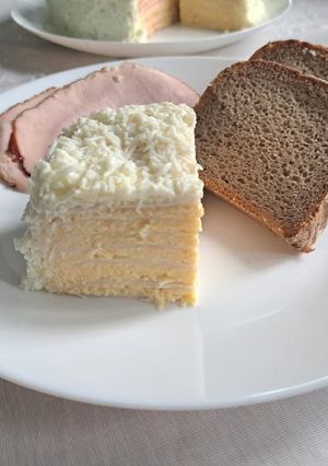 Закусочний торт з крабових паличок