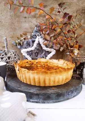 Закусочний пиріг з грибами