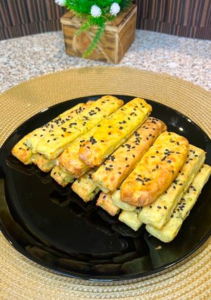 Закусочні сирні палички в духовці