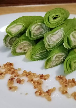 Закусочні шпинатні млинці