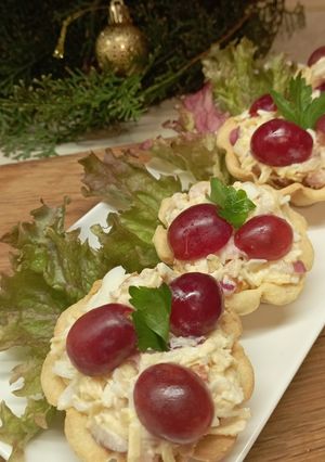 Тарталетки з начинкою ''тіффані''