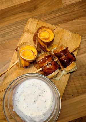 Смачна закуска з беконом в аерогрилі