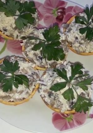 Фаршированные тарталетки