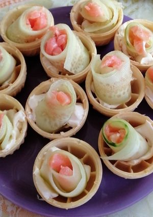 Форель у тарталетках